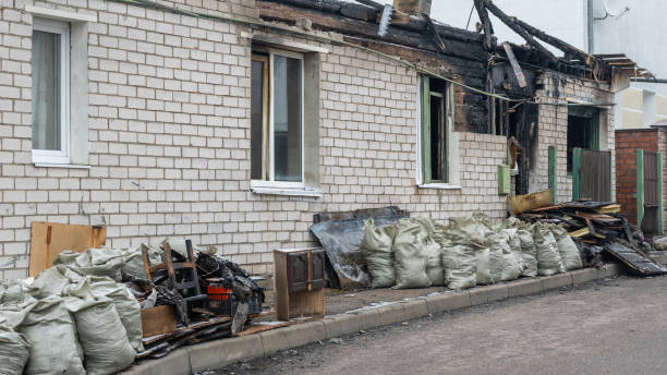 Professional Emergency Fire Cleanup technician working in Woodville, WI